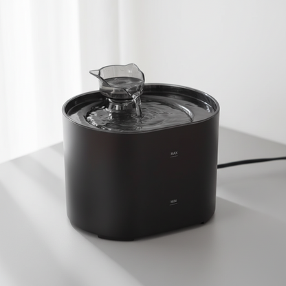 Pawnest™ Aqua automatic pet water fountain product shot on white background
